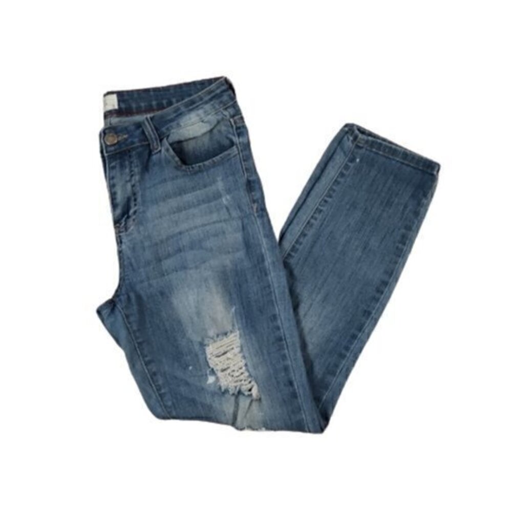 [Cello] Mid Rise Distressed Ankle Jeans - Size 5